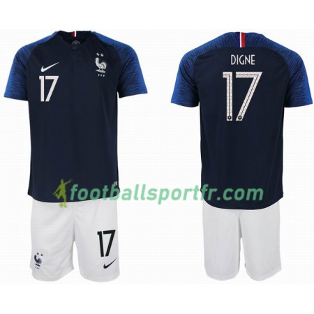 Tenue France DIGNE 17 2 star Enfant Domicile Coupe du monde 2018 Maillot de Foot